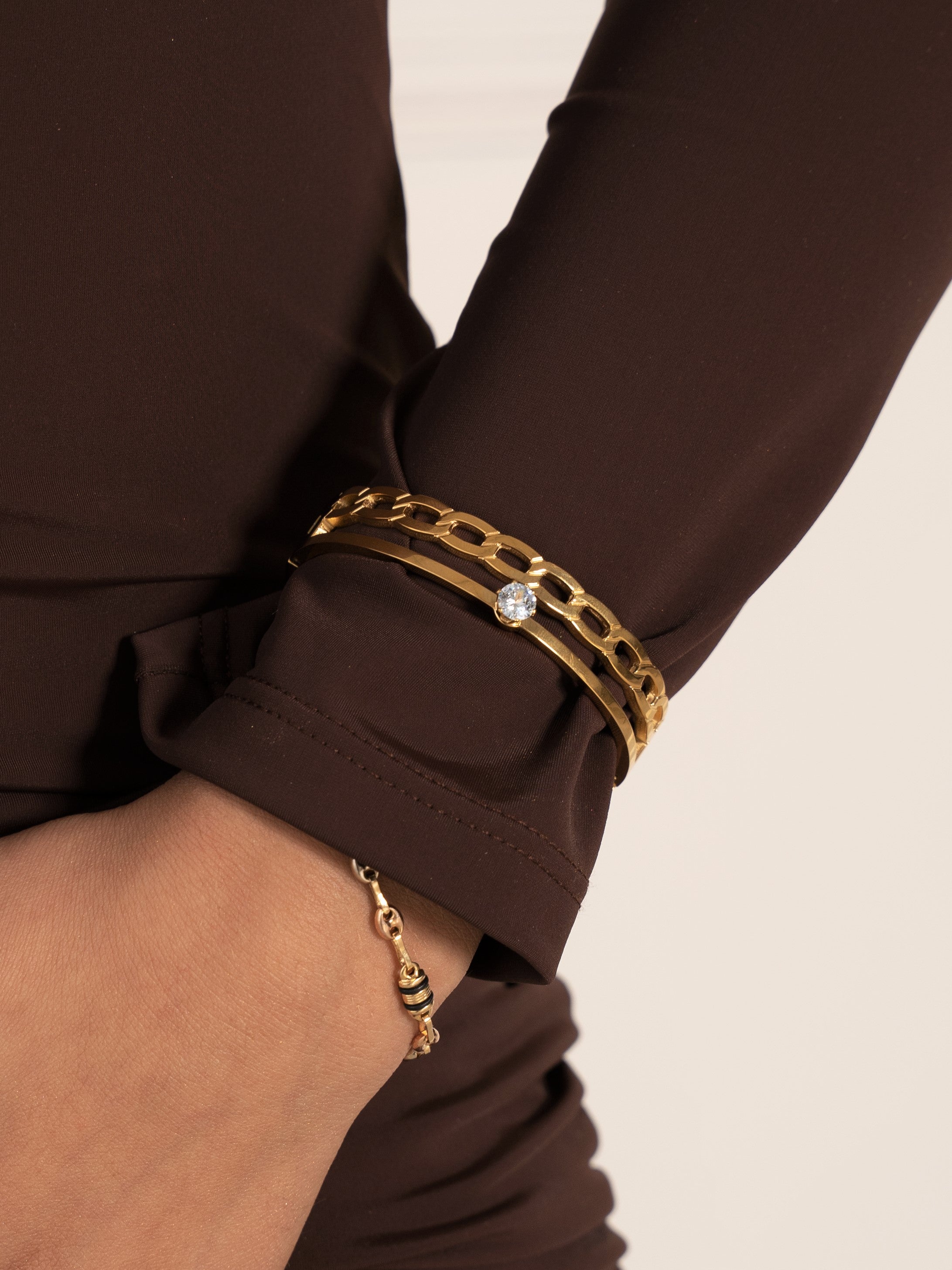 BRAZALETE ENTRELAZADO CRISTAL