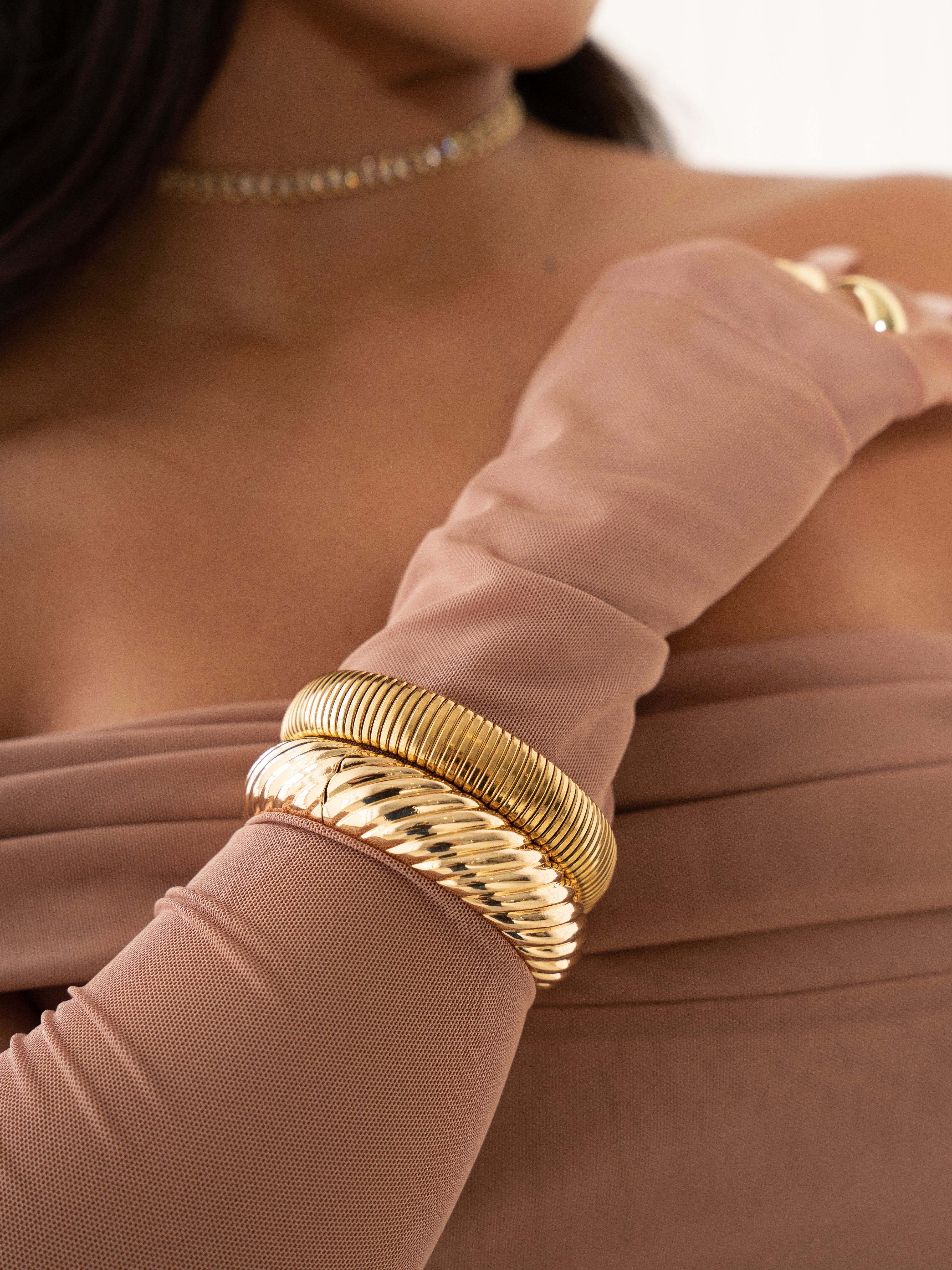 BRAZALETE CECILIA DORADO