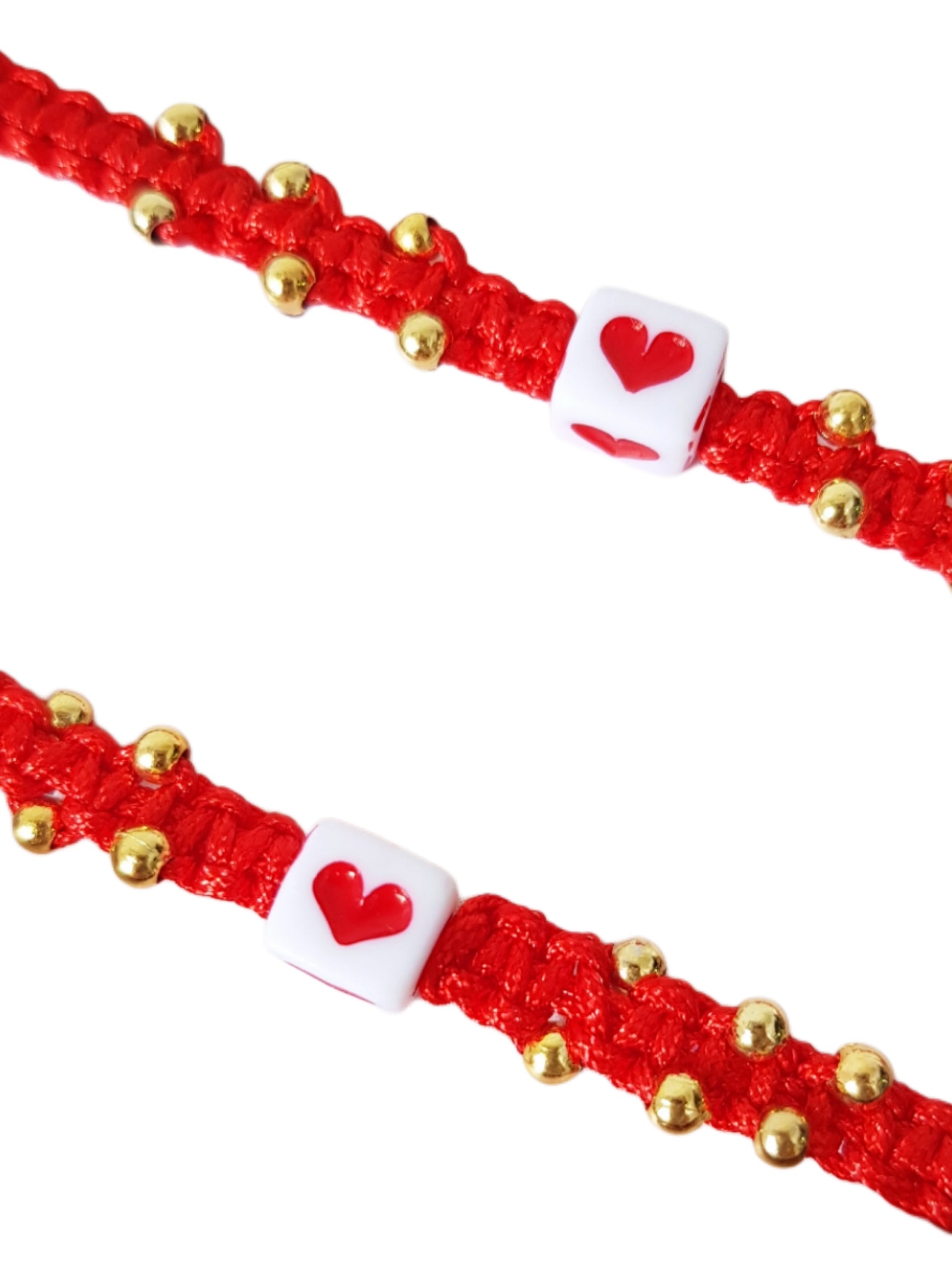 SET PULSERAS BFF RED CORA