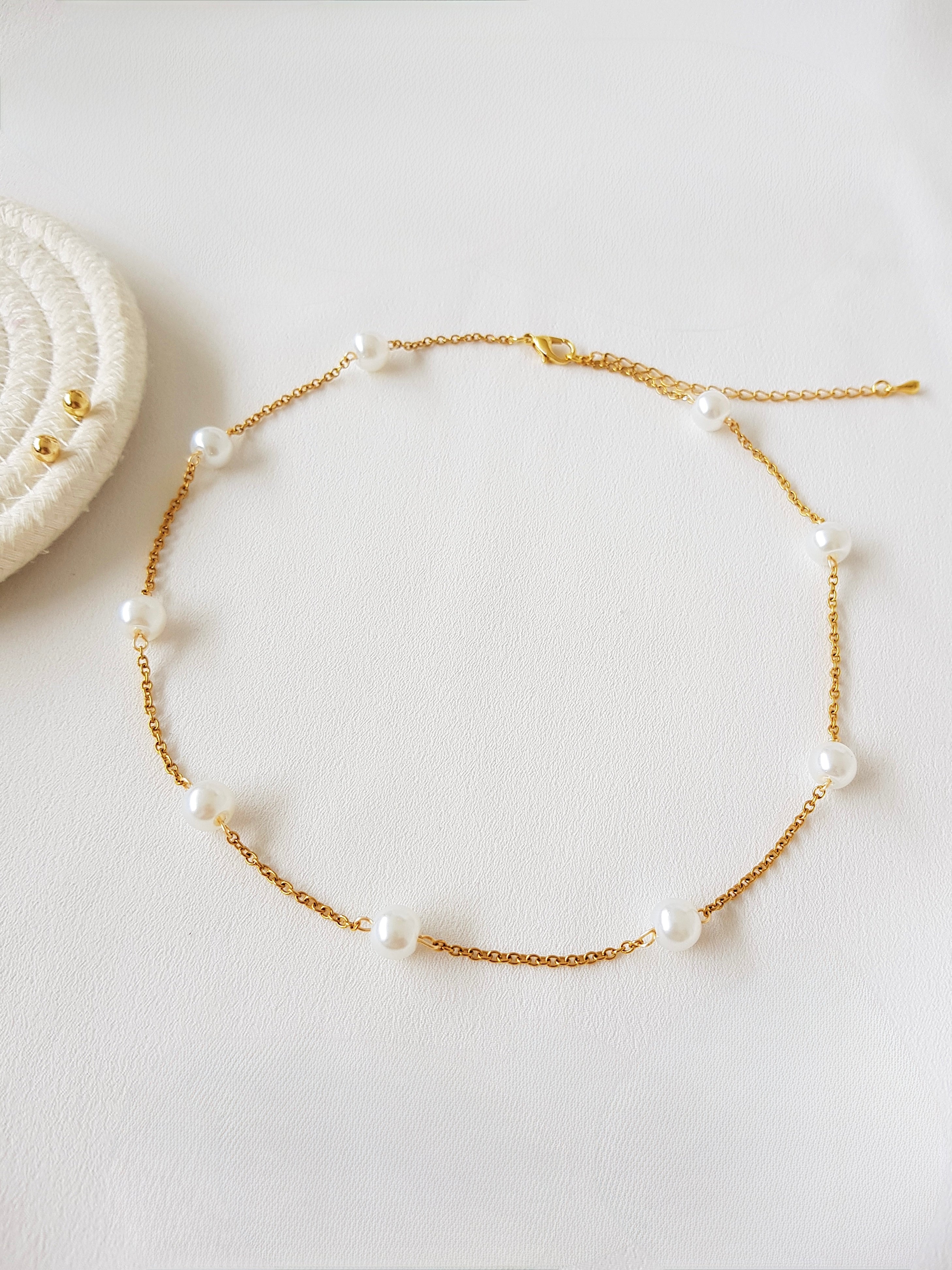 CHOKER PERLAS CADENITAS