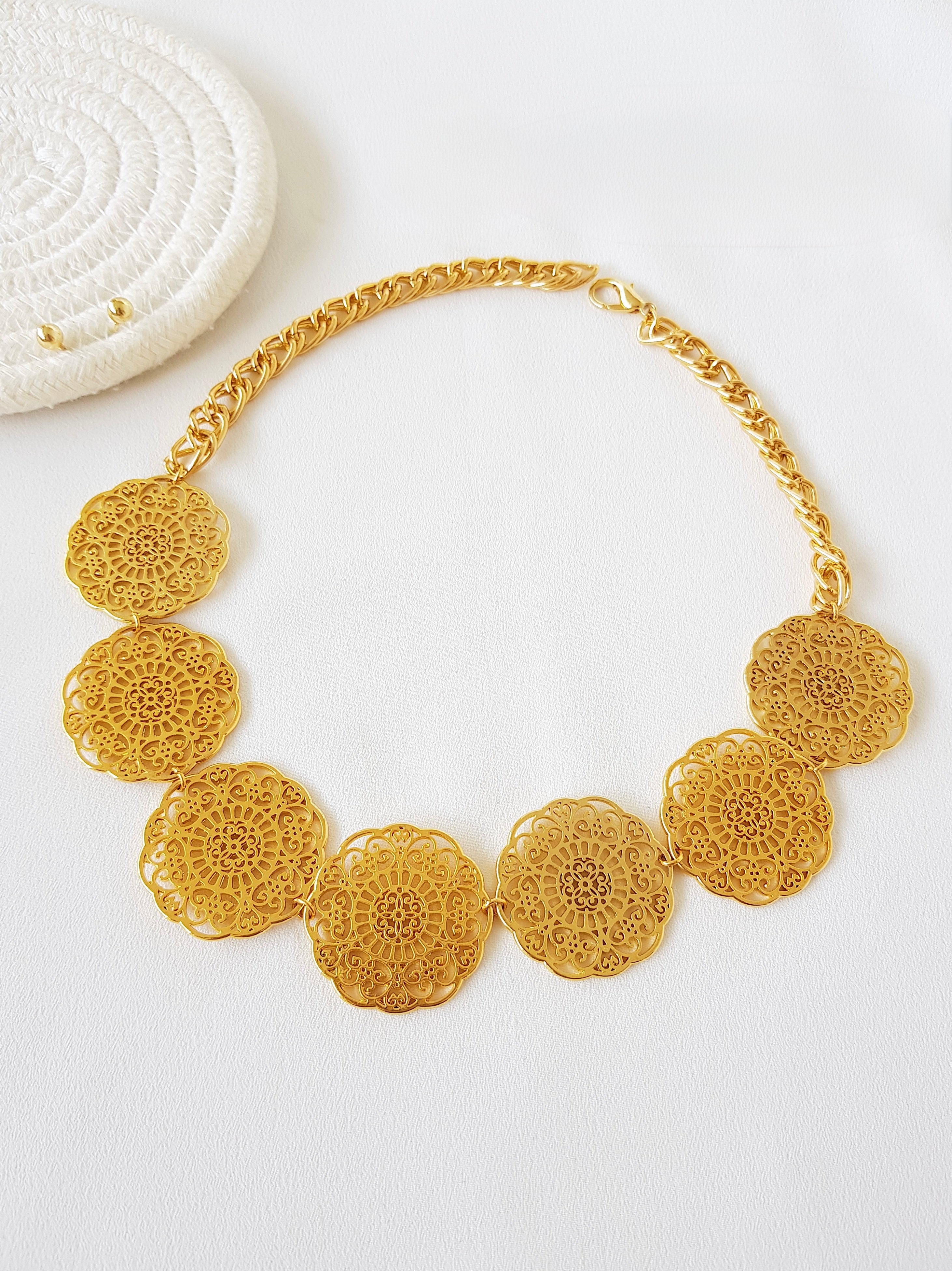 COLLAR BLOOM GOLD