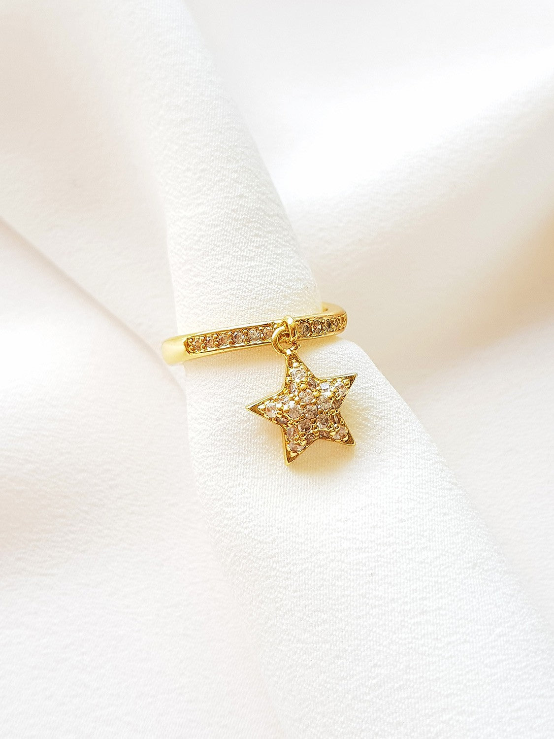 ANILLO ESTRELLA COLGANDO